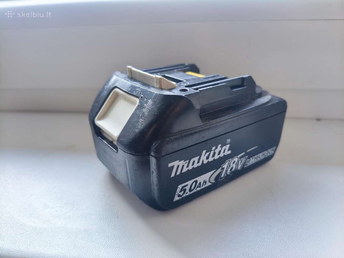 Naudoti,originalūs makita 18v akumuliatoriai