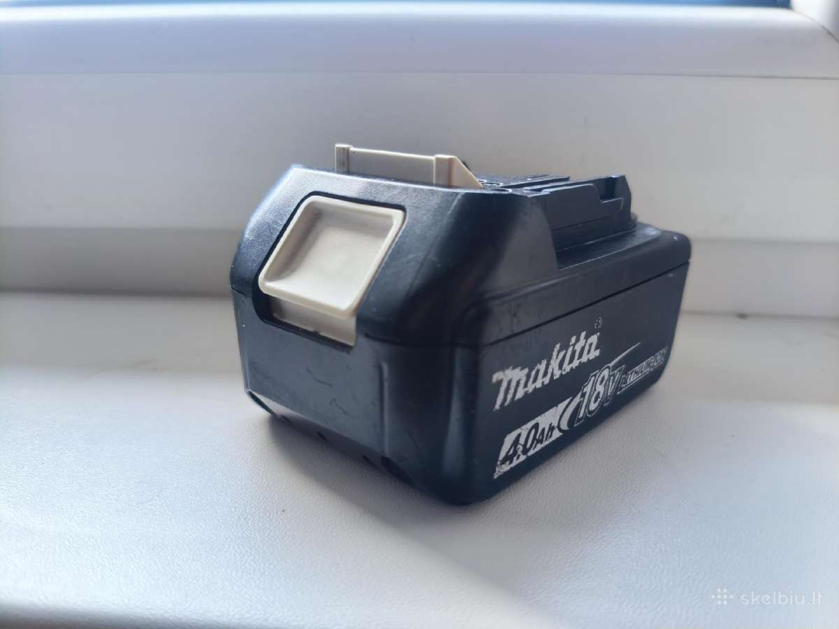 Naudoti,originalūs makita 18v akumuliatoriai - nuotraukos Nr. 5