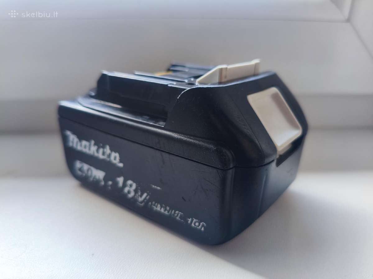 Naudoti,originalūs makita 18v akumuliatoriai - nuotraukos Nr. 6