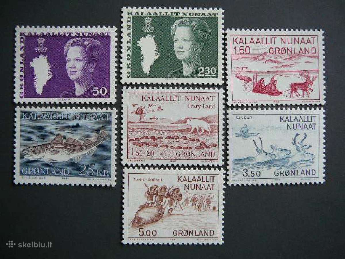 Karaliene Zuvys Pauksciai Grenlandija 1981 is126