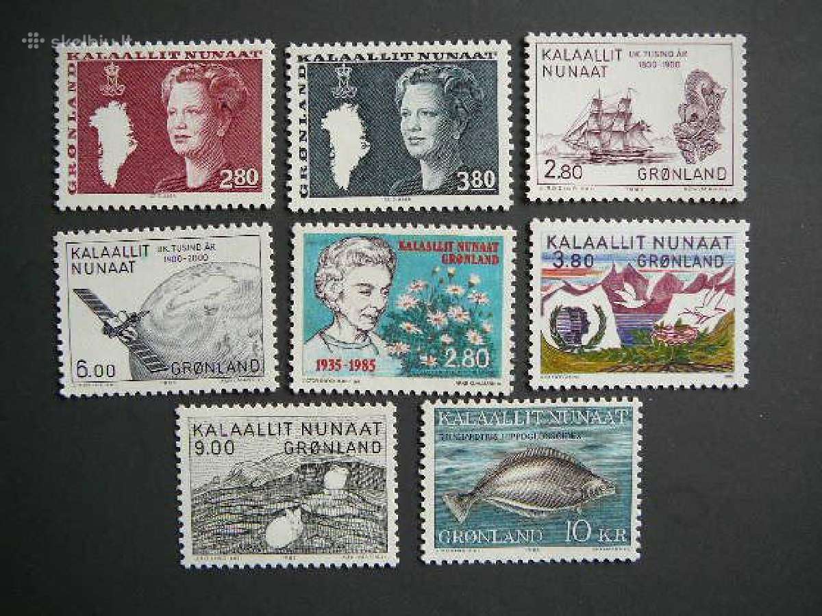 Karaliene Zuvys Kosmosas Grenlandija 1985 is155