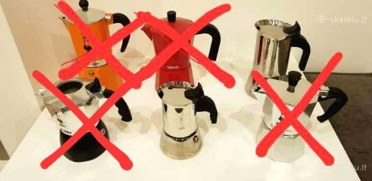 Bialetti kavinukai kavos aparatas kavavirė