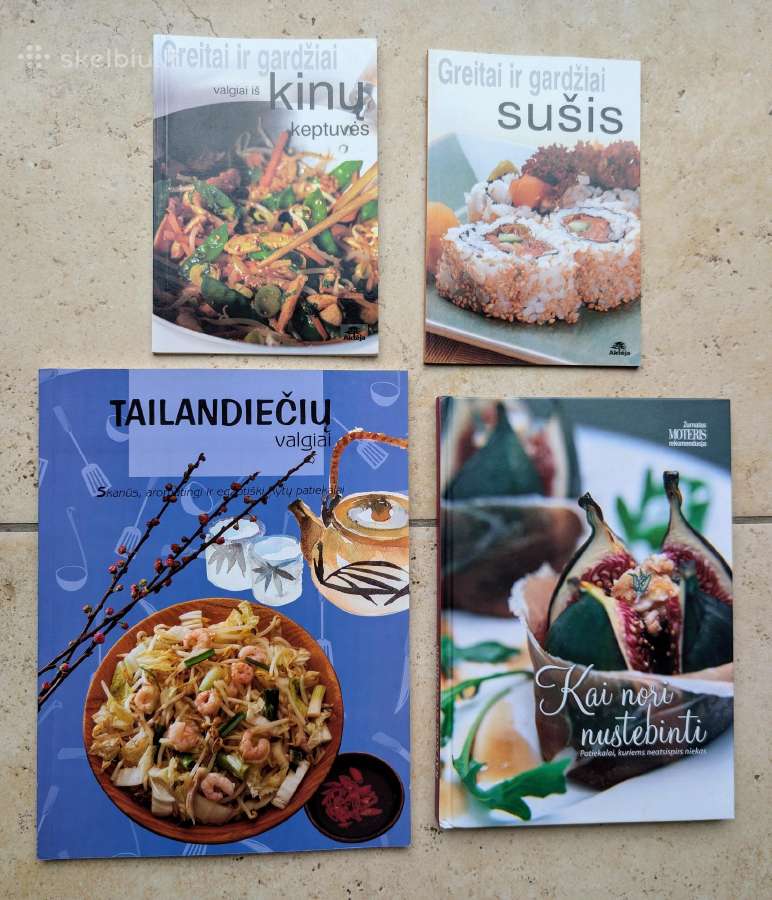 Tailandiečių, kinų valgiai, suši kulinarija