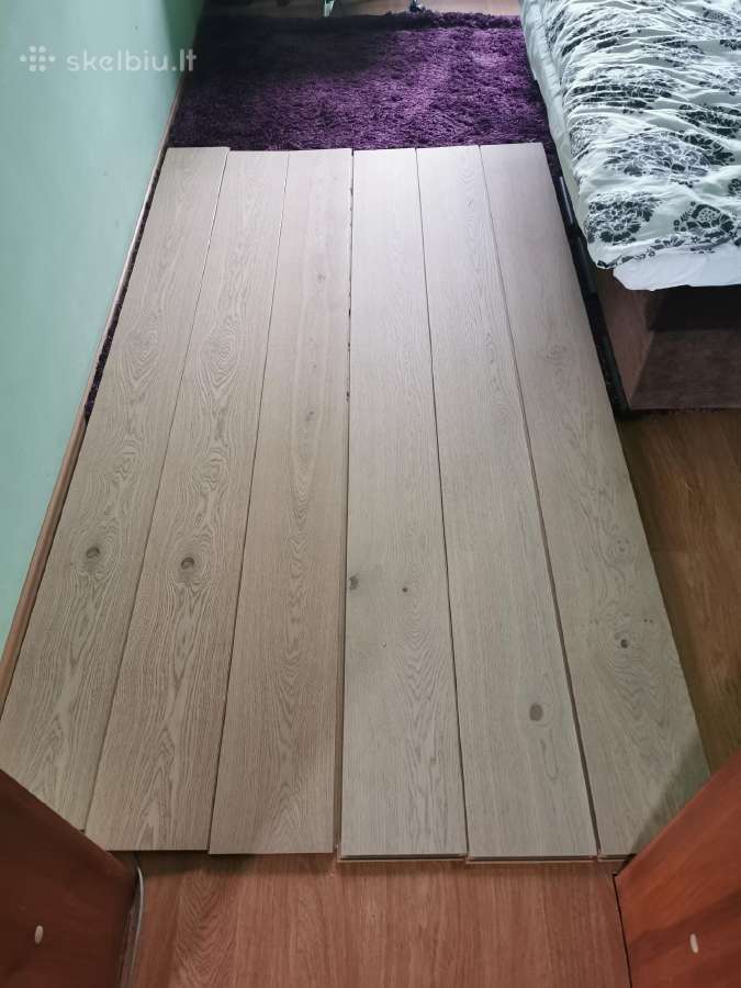 Natūralaus ąžuolo parketlentės - nuotraukos Nr. 3