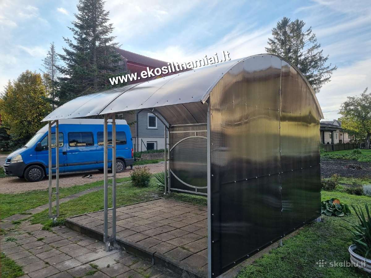 Autopavėsinės autostoginės, pavėsinės, šiltnamiai - nuotraukos Nr. 3