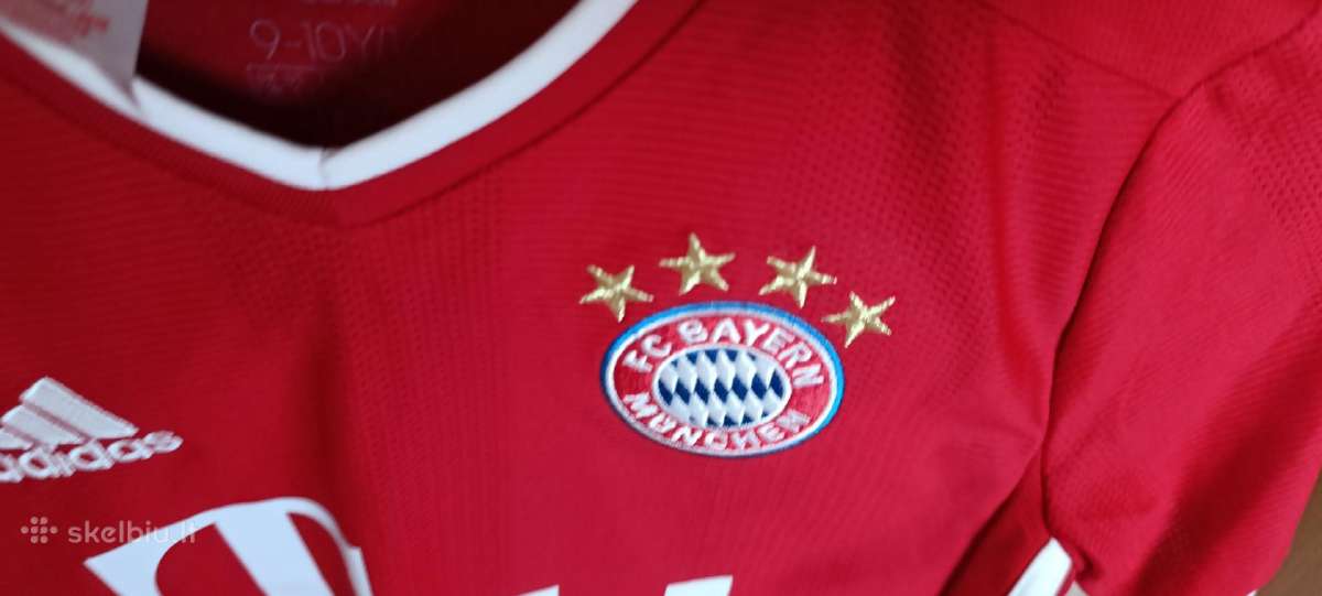 Adidas Bayern futbolo marškinėliai 9-10 metų - nuotraukos Nr. 4
