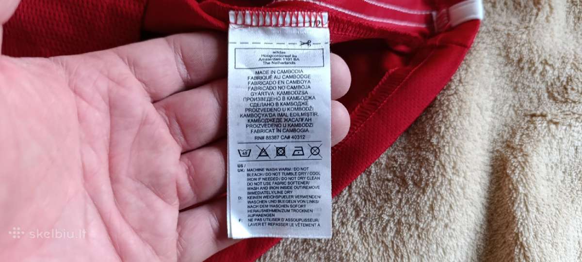 Adidas Bayern futbolo marškinėliai 9-10 metų - nuotraukos Nr. 15