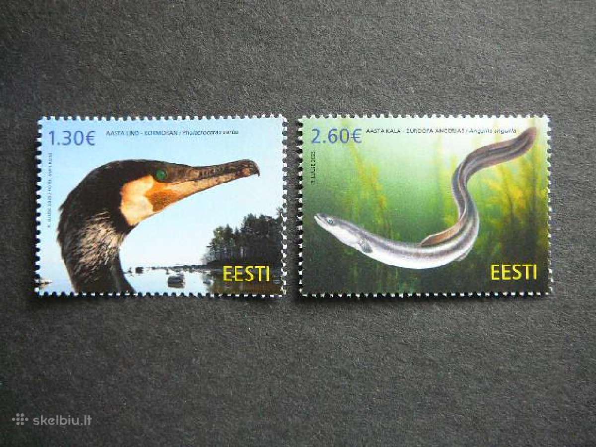 Pauksciai Zuvys Estija 2025 Mnh es99s