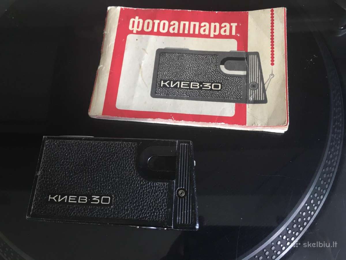 Mini fotaparatas Kiev 30 su originalia instrukcija