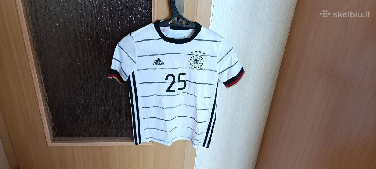 Adidas Vokietijos Muller marškinėliai 9-10 metų