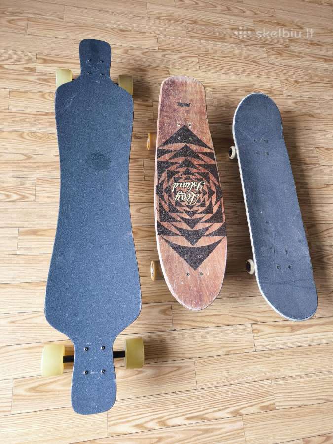 2 Longboardai , 1 riedlente - nuotraukos Nr. 2