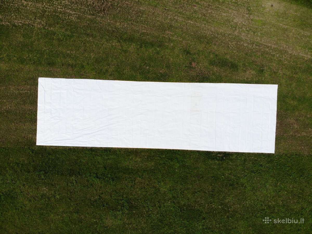 70€ Naudoti reklaminiai tentai labai geri 14/15x4 - nuotraukos Nr. 2