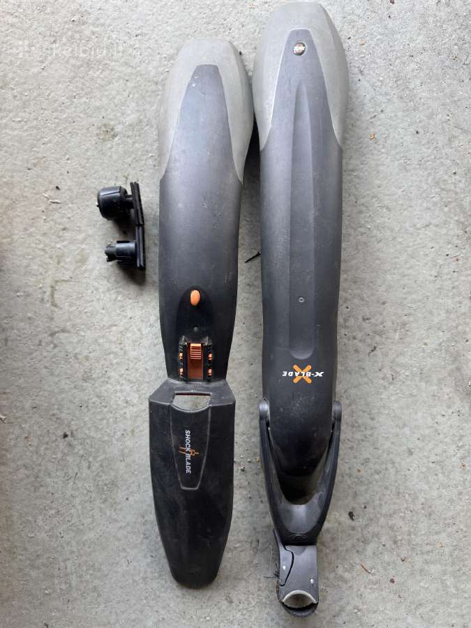 SKS X-blade ir Shock Blade purvasaugiai MTB
