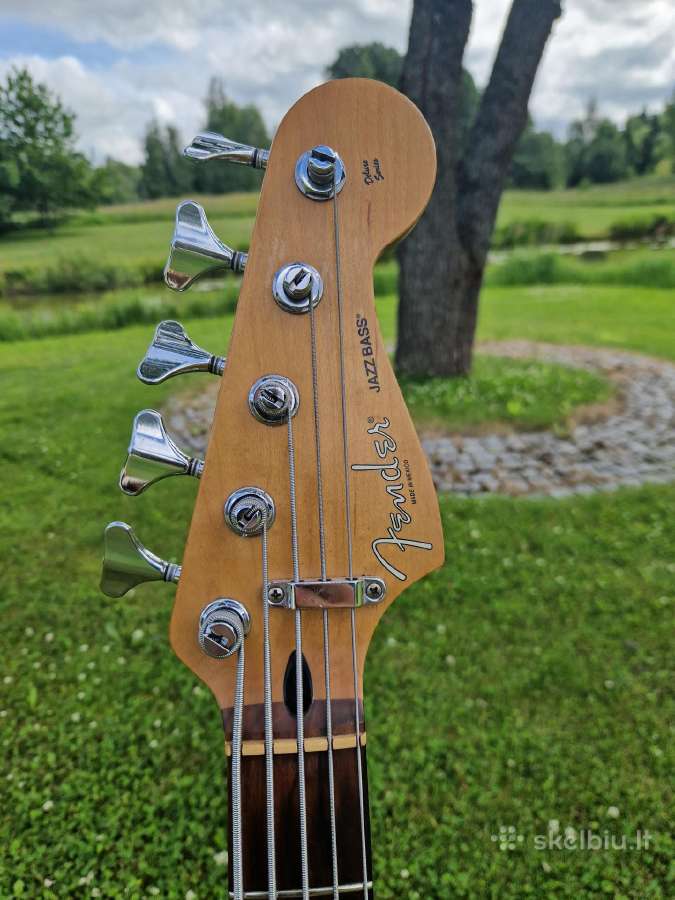 Fender jazz bass deluxe made in mexico 1998 metai - nuotraukos Nr. 2
