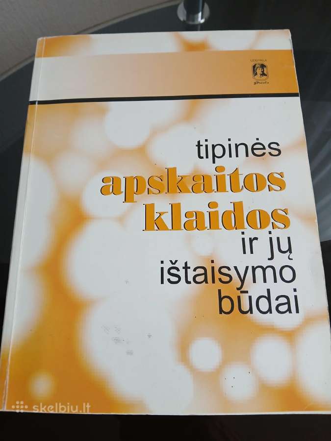 Tipinės Apskaitos Klaidos 1998