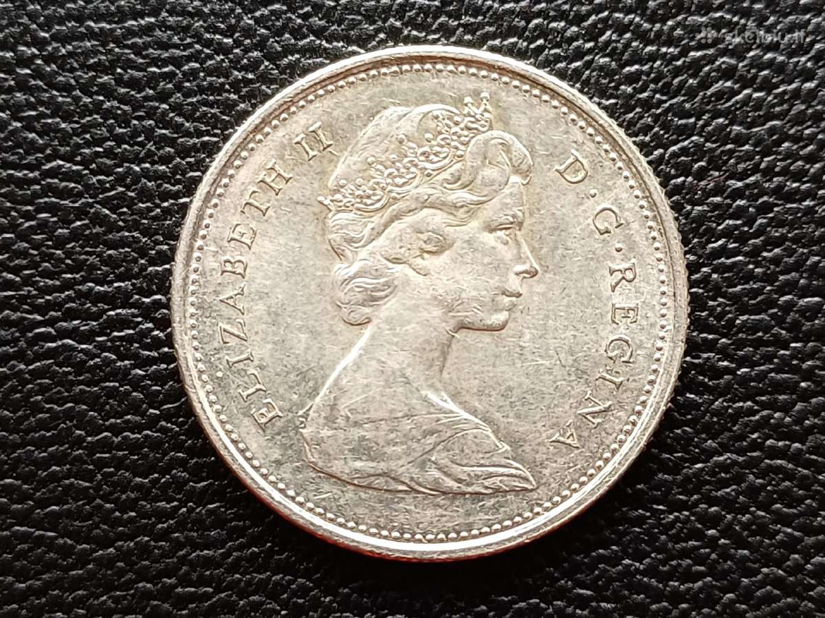 (25) 25 centai 1967m. Kanada sidabras - nuotraukos Nr. 2