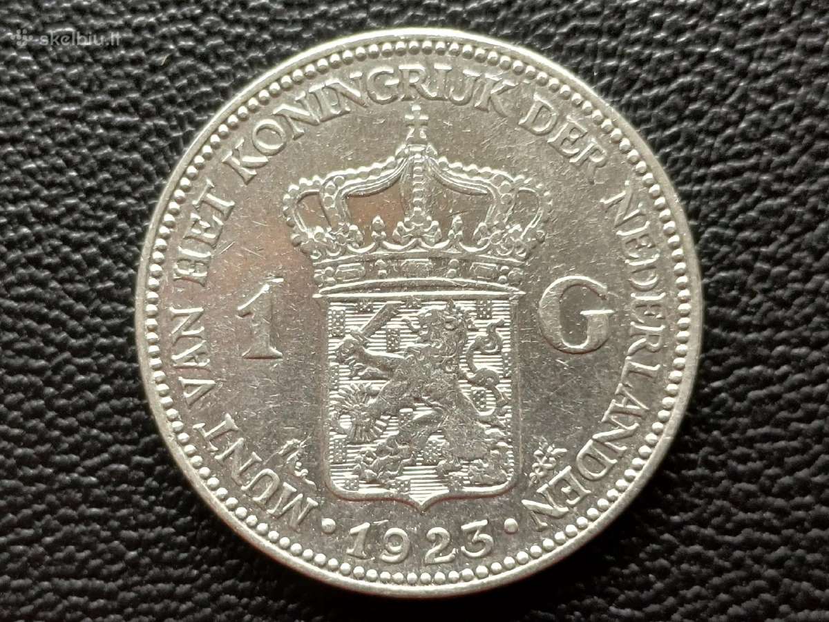 (28) 1 guldenas 1923m. Nyderlandai sidabras