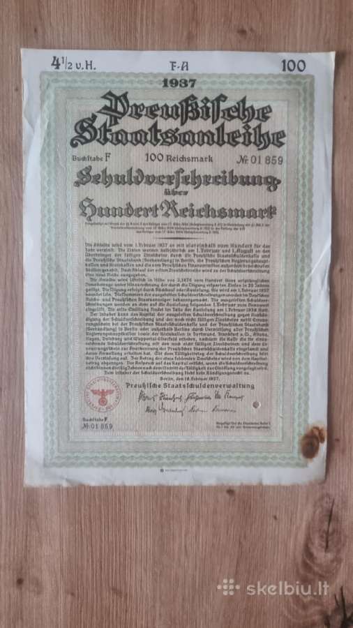 1937 metų obligacijos - nuotraukos Nr. 5