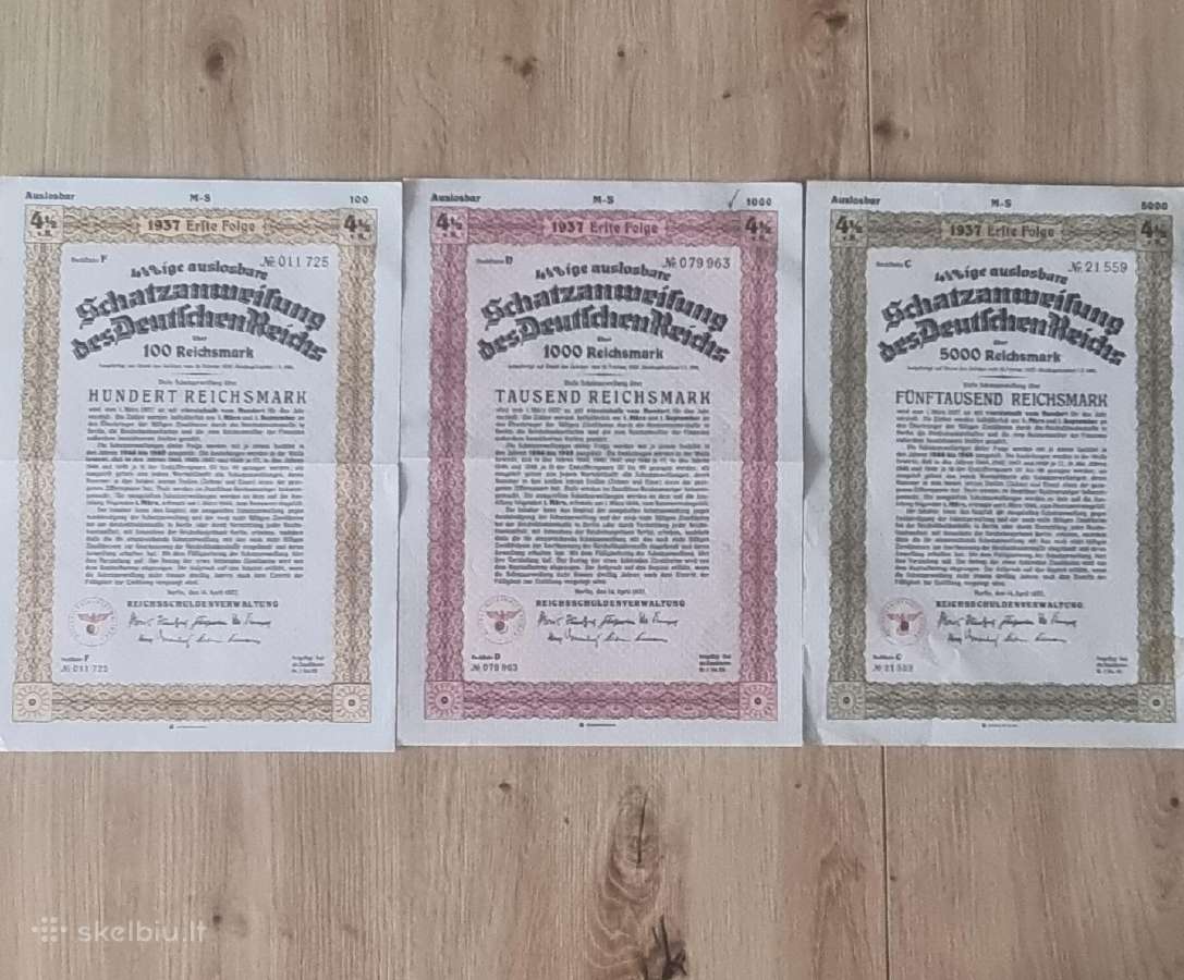 1937 metų obligacijos