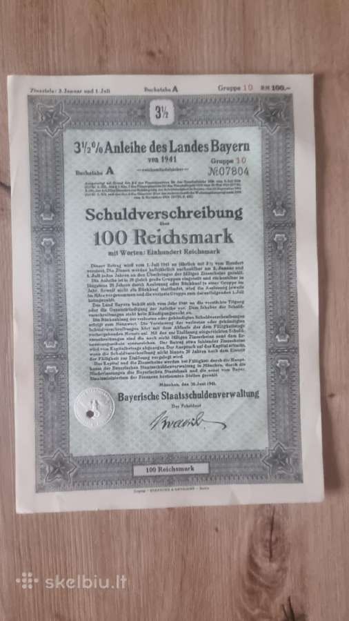 1941 metų obligacija