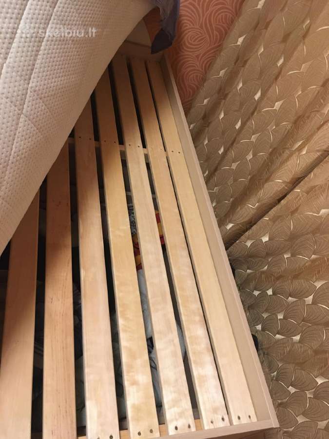Dvigulė lova 160x200 su stalčiais, čiužinys Lonas - nuotraukos Nr. 21