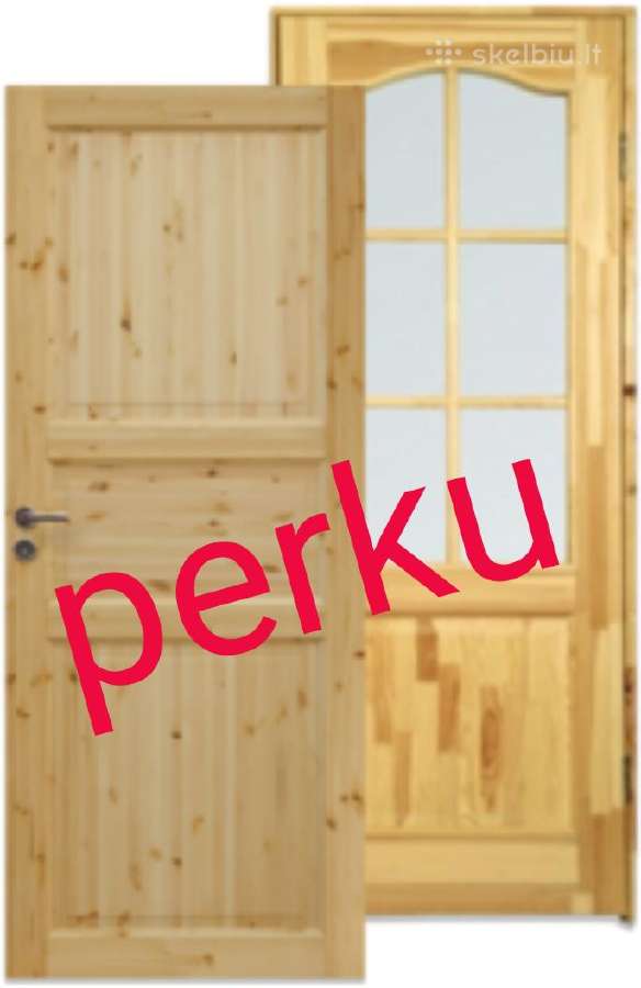 Perku vidaus medinės durys