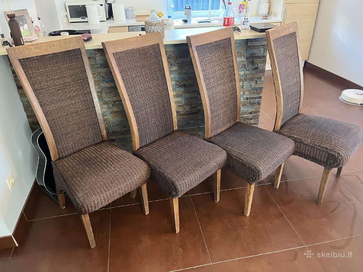 'Loom furniture" kėdės, 4vnt