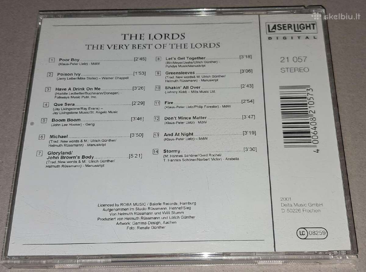 The Lords – The Very Best Of The Lords (Audio CD) - nuotraukos Nr. 2