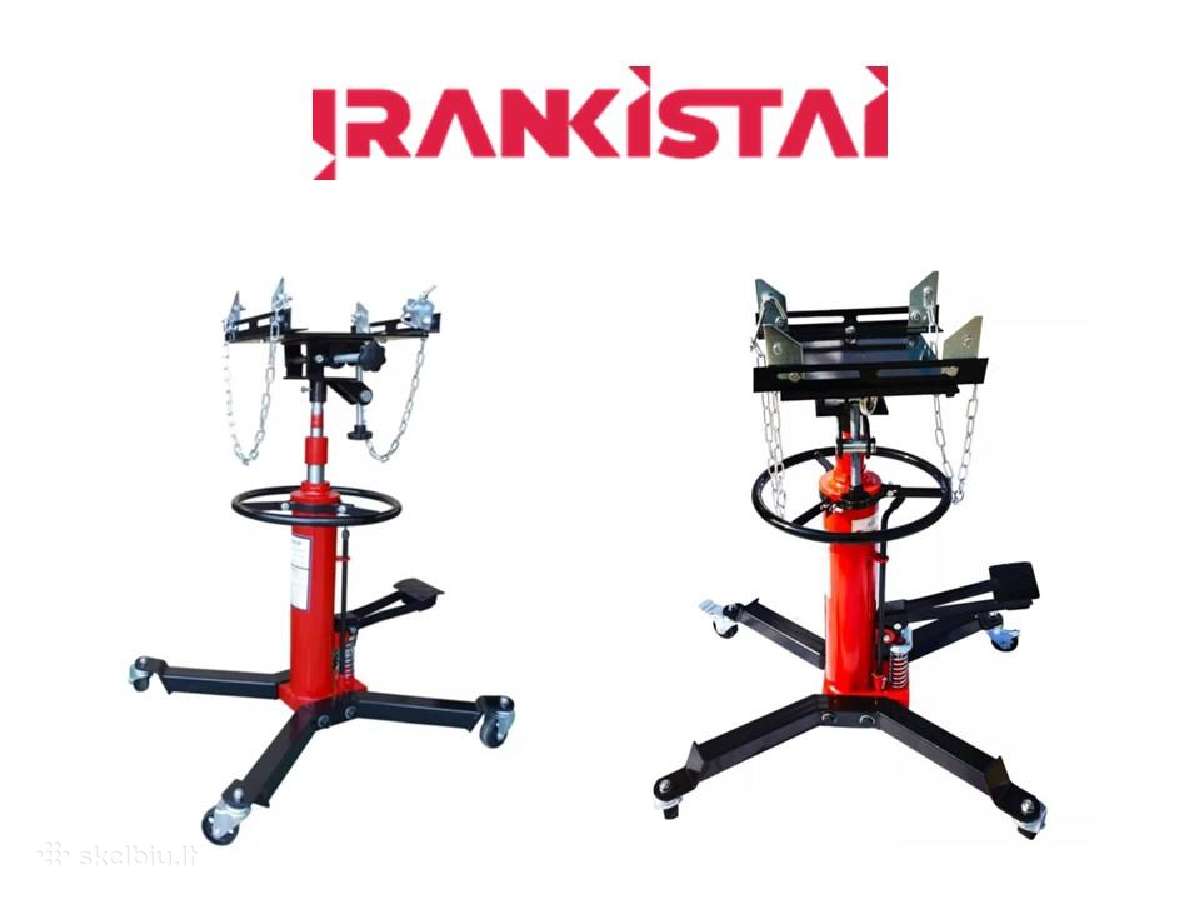Transmisijos domkratas 0.5t (dviejų cilindrų)