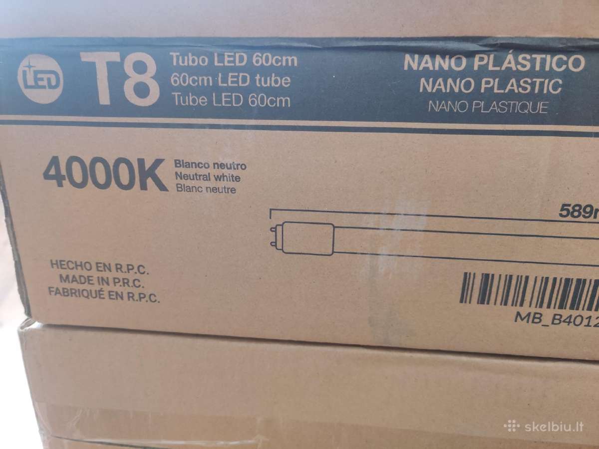 T8 LED lempos 60cm - nuotraukos Nr. 3