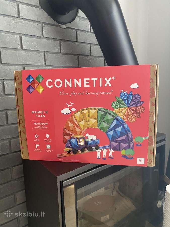 Naujas Connetix Rainbow mega pack (212 dalių)