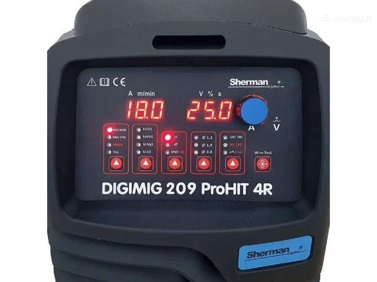 Sherman Digimig 209 Prohit 4r sinerginis suvirinim - nuotraukos Nr. 4