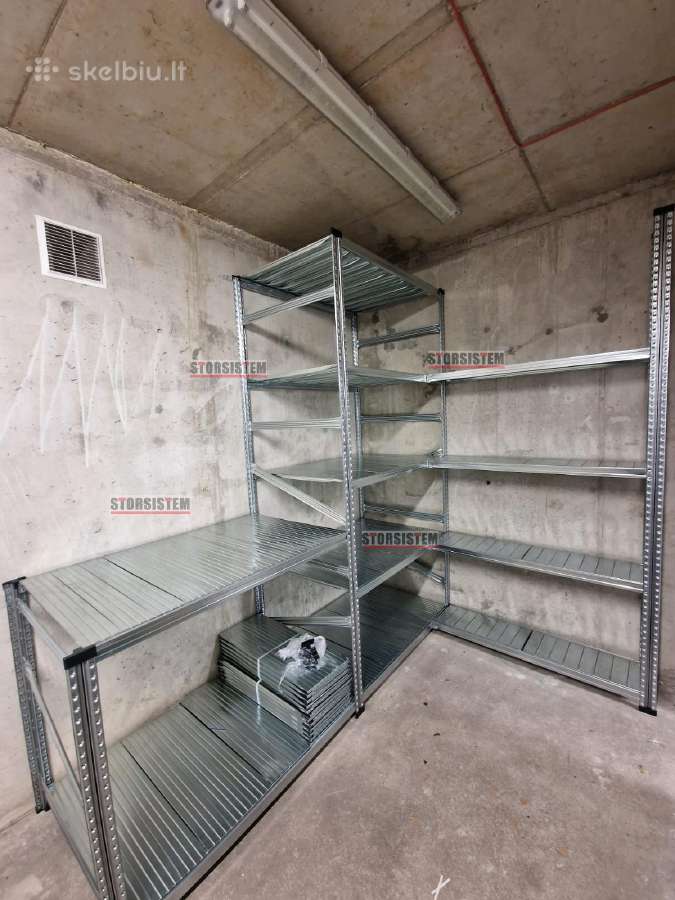 Sandėliavimo Stelažai namams, garažui, sandeliukui - nuotraukos Nr. 4