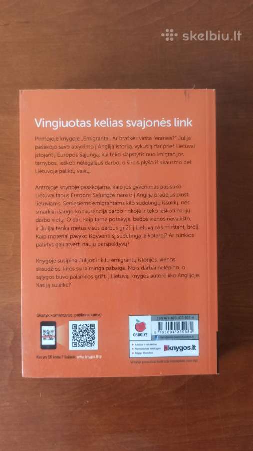 Parduodu knyga"emigrantai Kodel aš vis dar čia" - nuotraukos Nr. 2