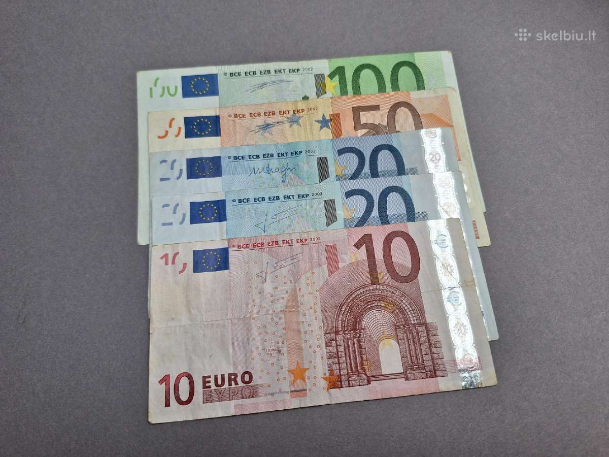 Pirmo leidimo Euro banknotai iš apyvartos