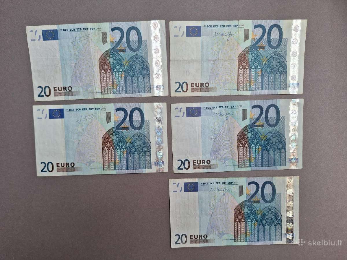 Pirmo leidimo Euro banknotai iš apyvartos - nuotraukos Nr. 5
