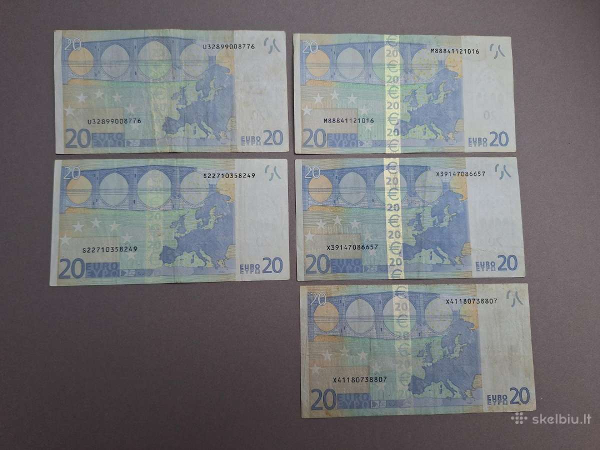 Pirmo leidimo Euro banknotai iš apyvartos - nuotraukos Nr. 6