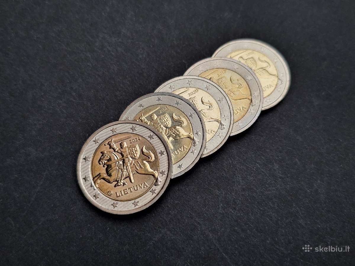 2 eurų monetos iš apyvartos - nuotraukos Nr. 2
