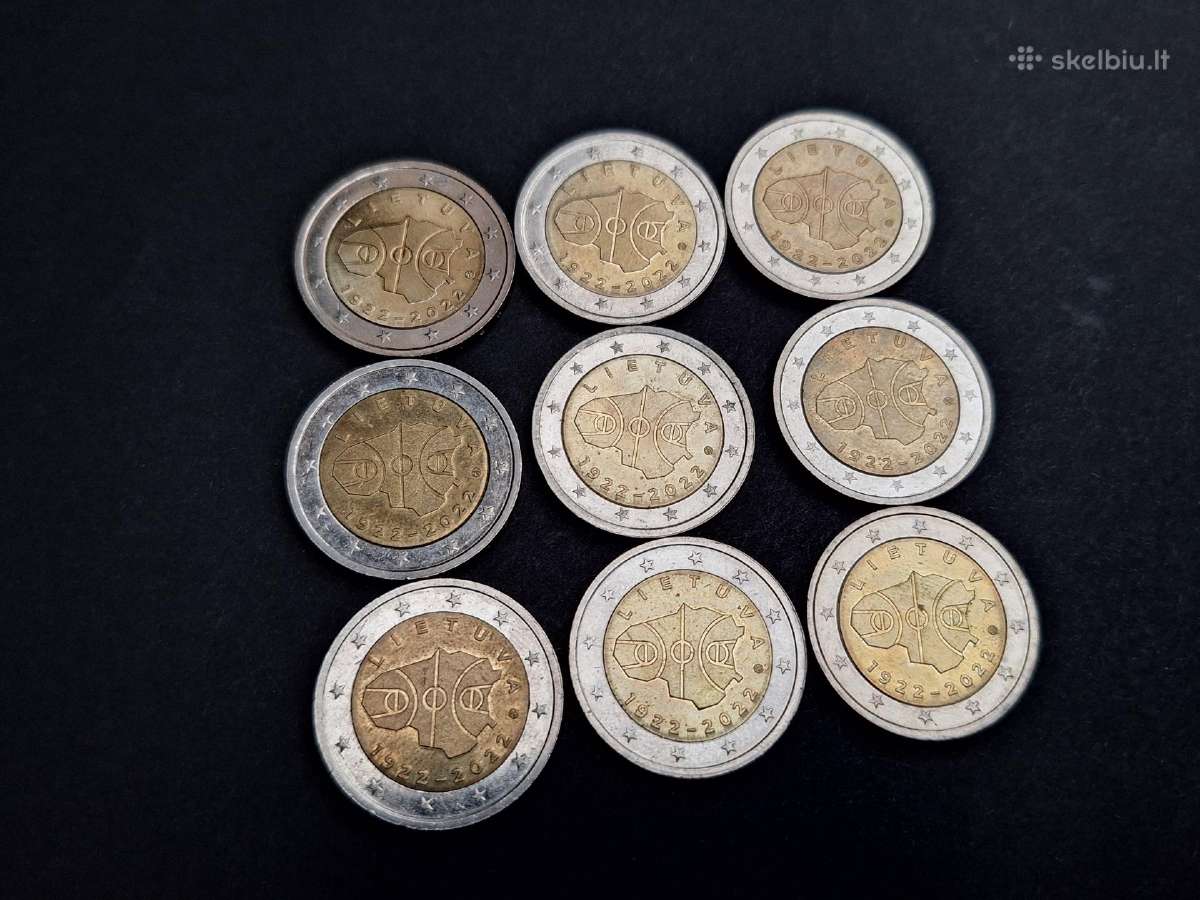 2 eurų monetos iš apyvartos - nuotraukos Nr. 3