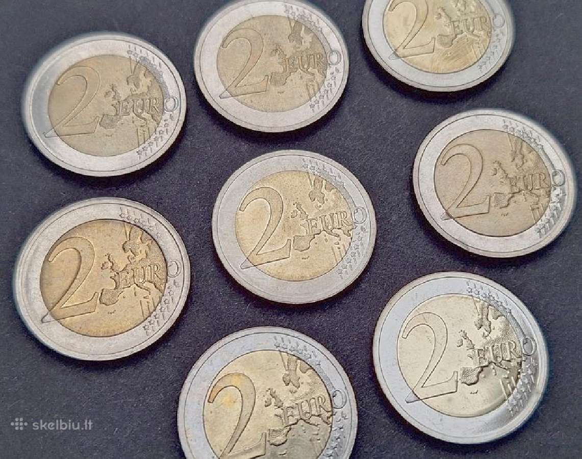 2 eurų monetos iš apyvartos
