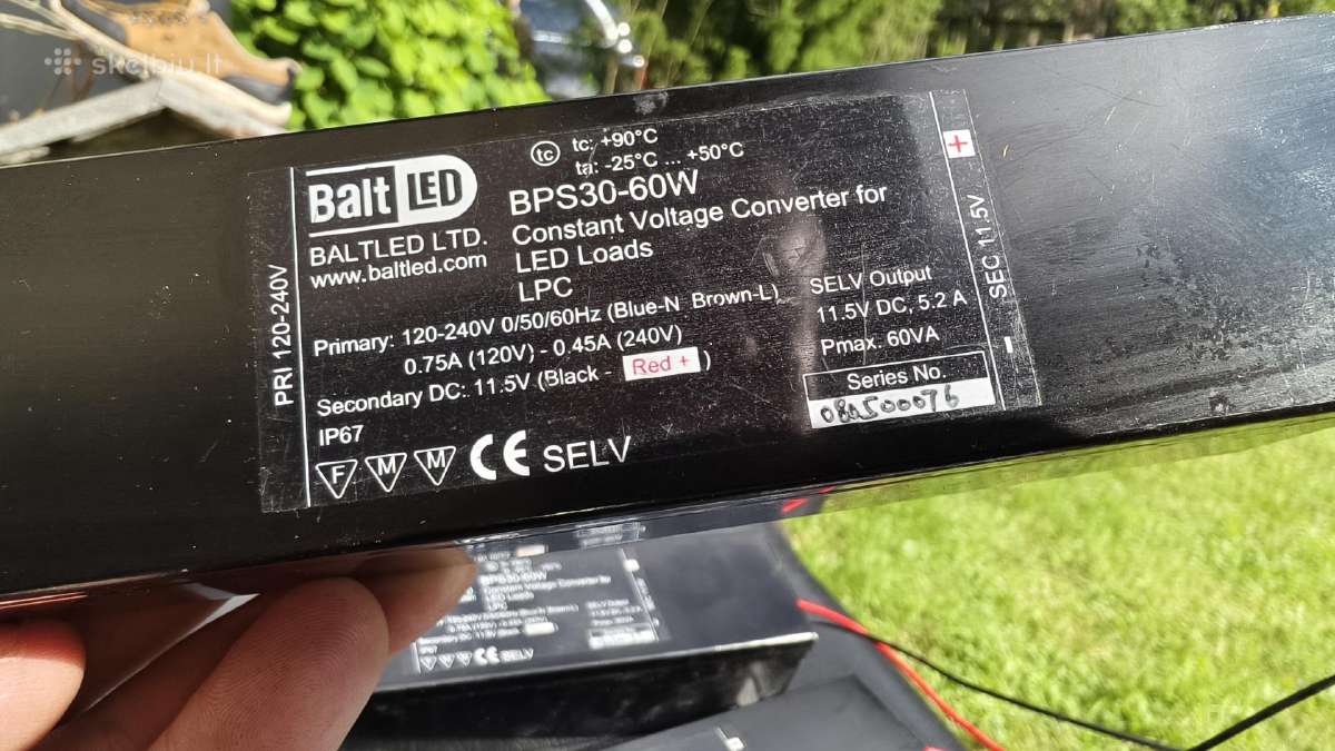 LED maitinimo šaltinis 11.5v/ 60w