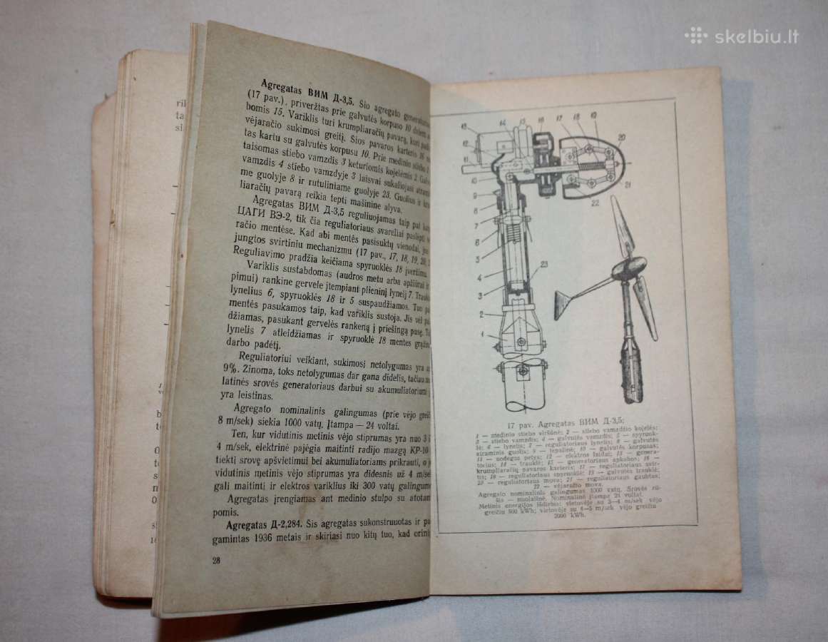 Kaip įsirengti vėjo elektrinę knyga 1959 m. - nuotraukos Nr. 4