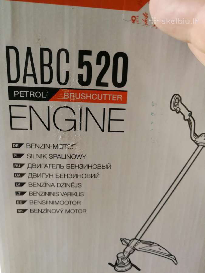 Naudota benzininė krūmapjovė Daewoo Dabc 520.
