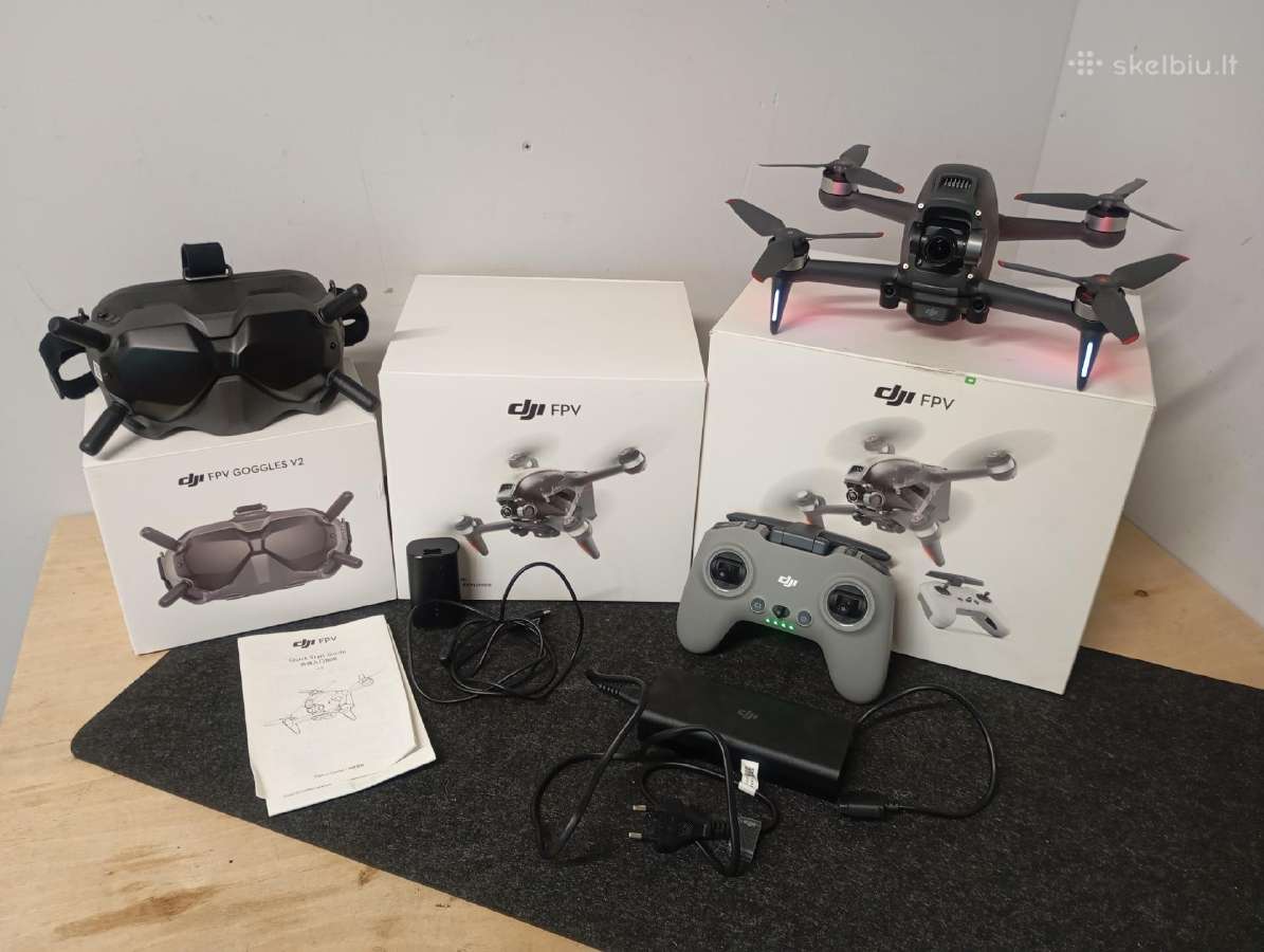 Dji Fpv drono komplektas