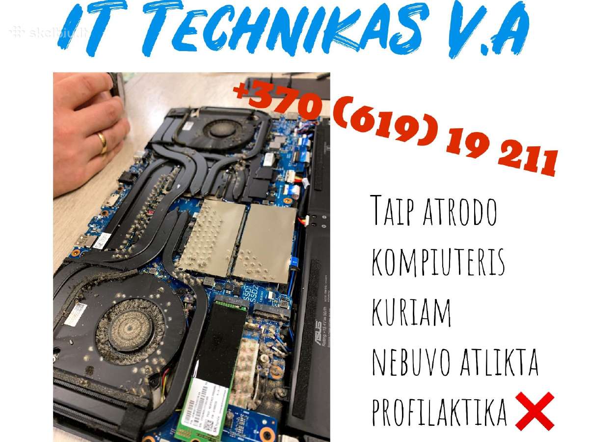 Telefonų ir Kompiuterių remontas Fabijoniškėse