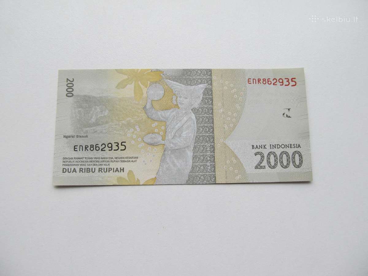 1000 ir 2000 rupiju , Indonezija , 2016 - nuotraukos Nr. 4
