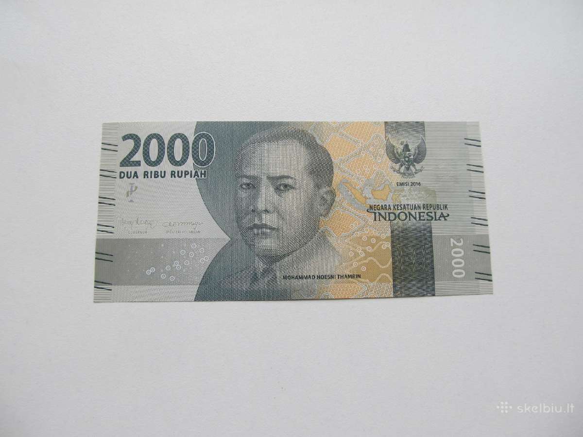 1000 ir 2000 rupiju , Indonezija , 2016 - nuotraukos Nr. 3