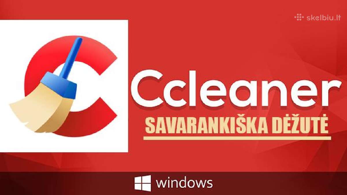 Savarankiškos Ccleaner dėžutės