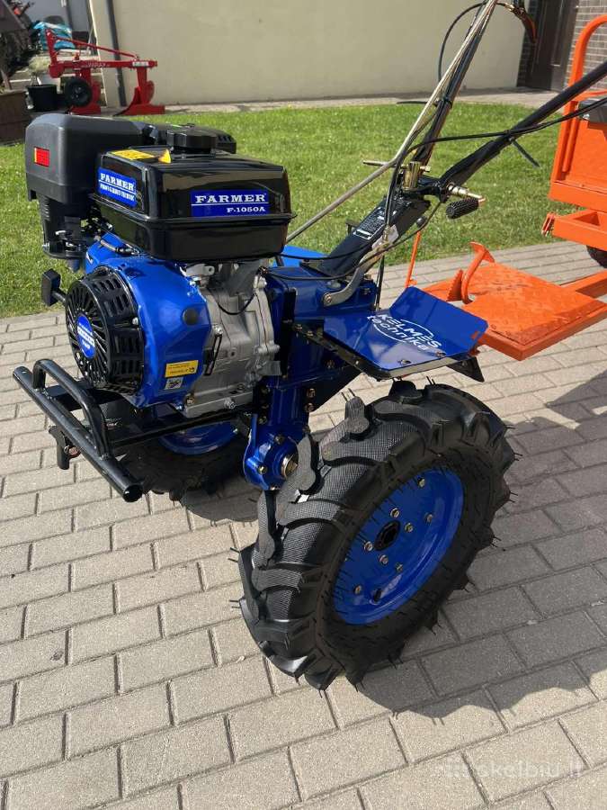 Motoblokas kultivatorius su priekaba ir padargais - nuotraukos Nr. 3