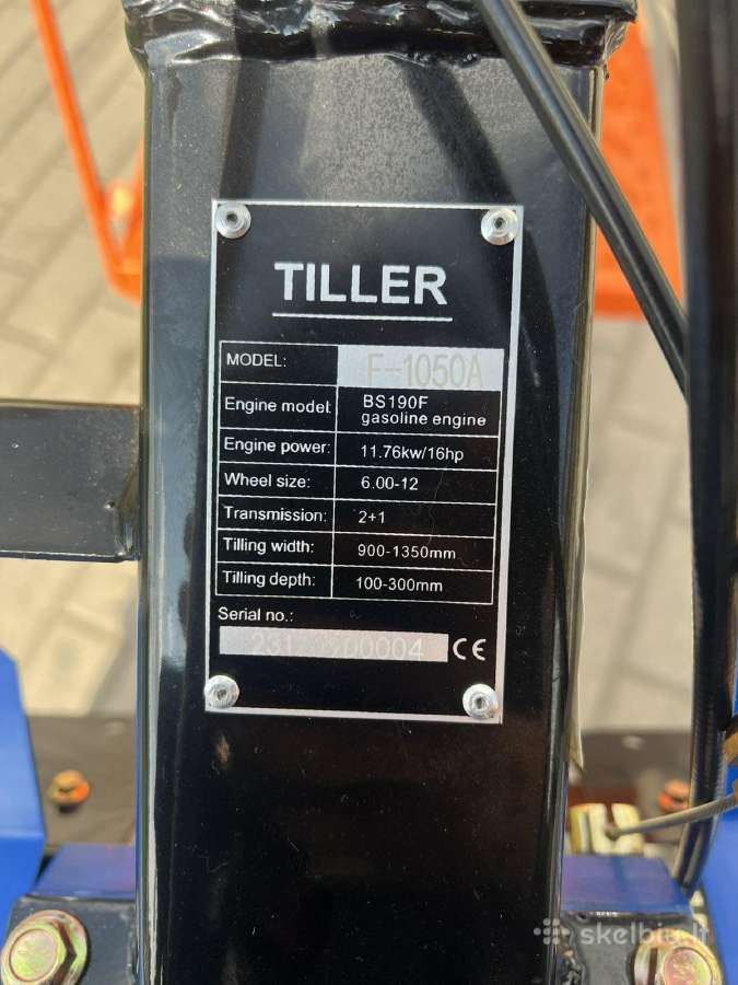Motoblokas kultivatorius su priekaba ir padargais - nuotraukos Nr. 6